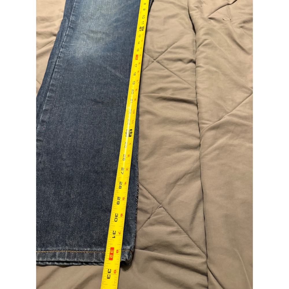 Levis 527 Slim Bootcut Jeans Mens 32x32 Medium Wash Blue Denim WaterLess - Picture 5 of 7